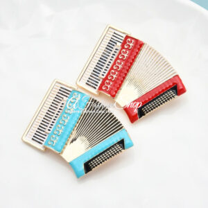 Sound of Music Colored Accordion Brooch