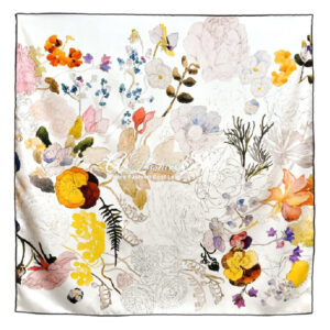 Poppy Headscarf Happiness Silk Twill