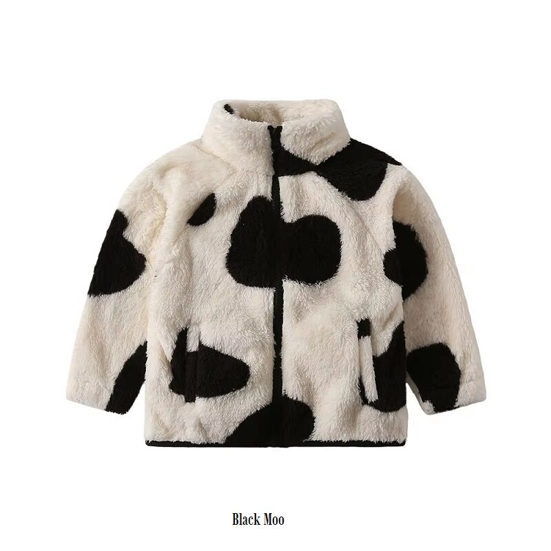 Toddler Plush Fleece Zip Jacket Winter Outerwear - Image 2