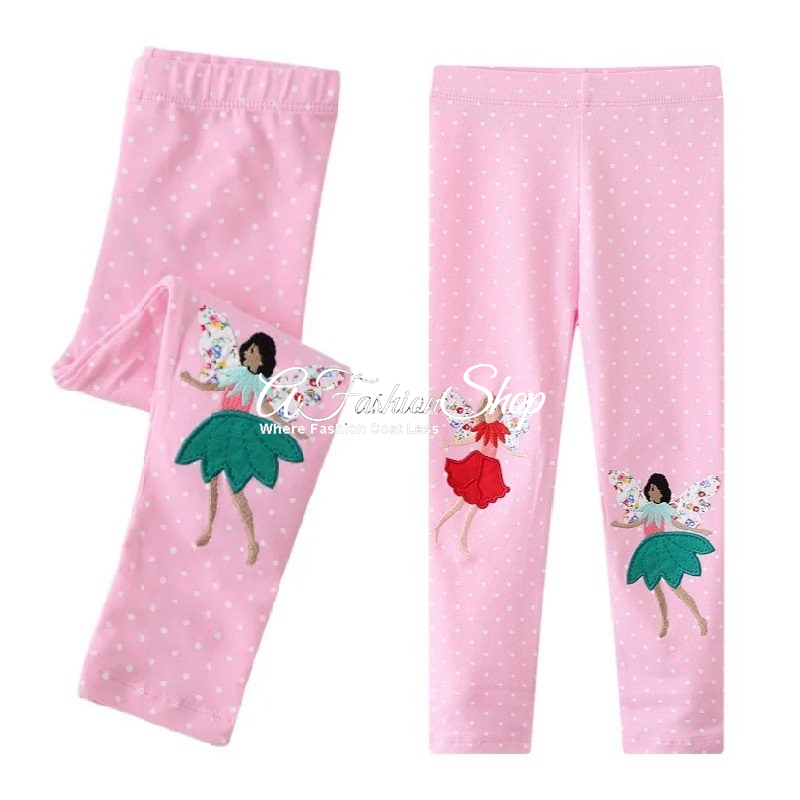 Girls Leggings Little Bloom Striped Leggings 2-7T - Image 2
