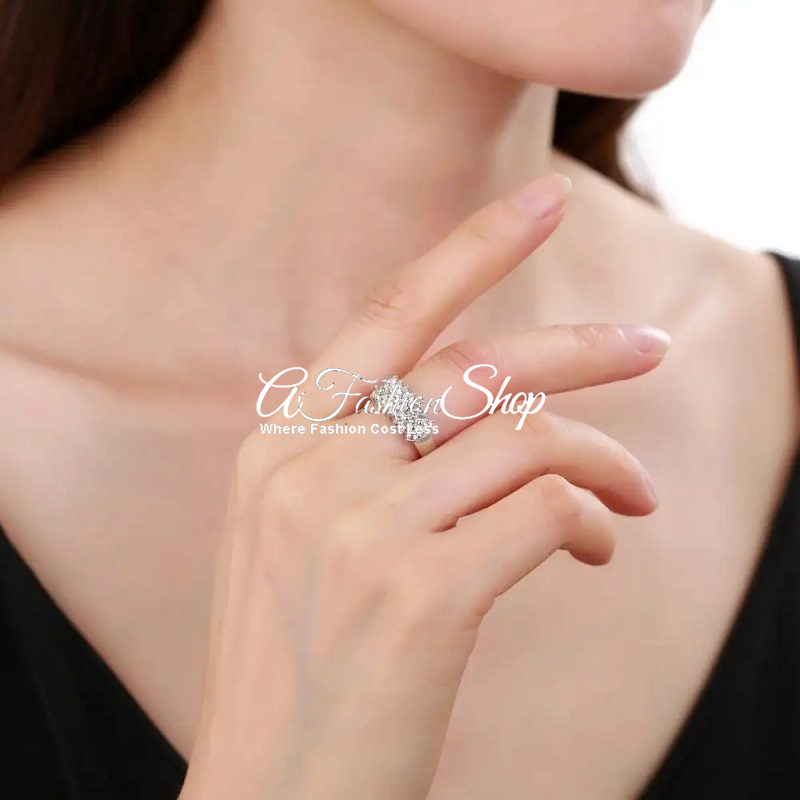 Simulated Diamond Birthstone Band Ring - Image 2