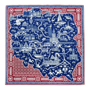 Small People Haute Square Silk Scarf