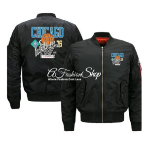 People Bomber Jacket Chicago Seventy6 Black