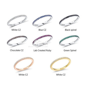 Be My Valentine Stackable Band Color Crystal