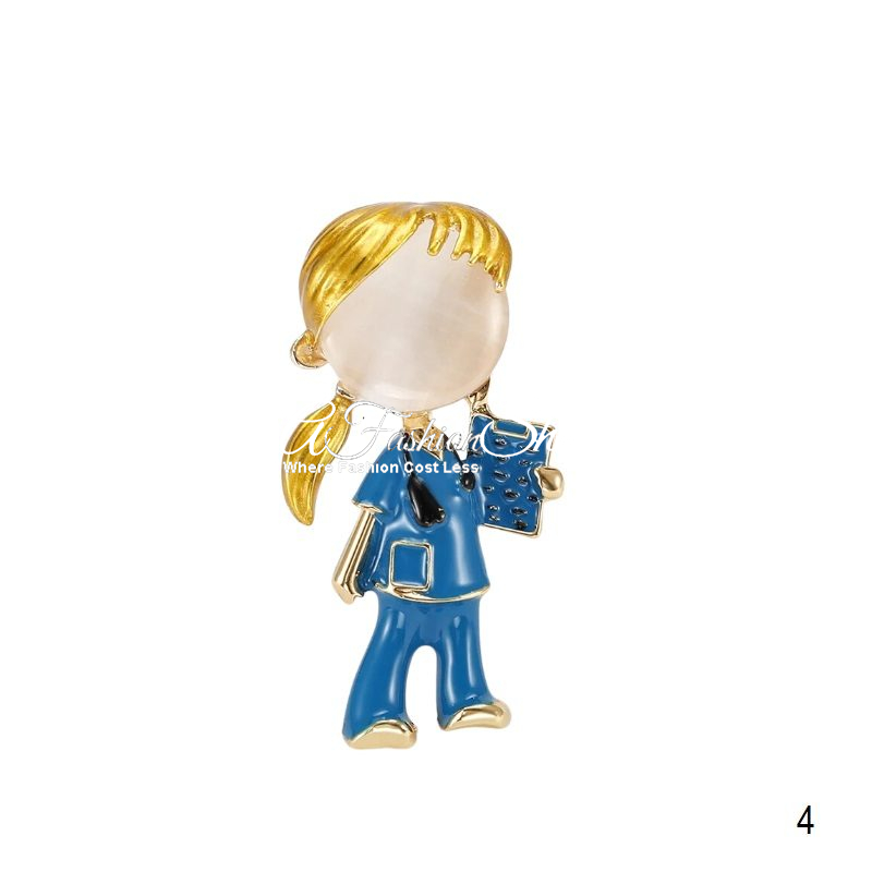 Sister Pin Your Style Brooch Nurse Figurine