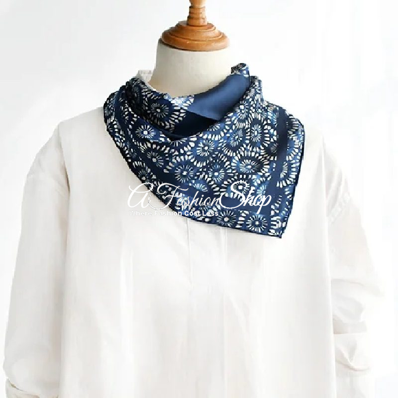Santee Square Silk Scarf - Image 3