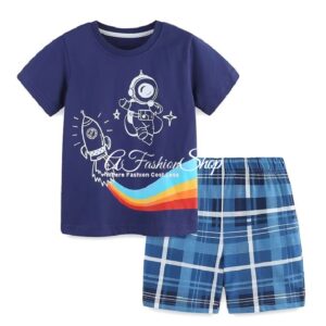 Little Astronaut 2-pcs Short Set