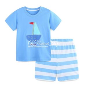 Blue Sea Summer Set 2-pc Tee+Short
