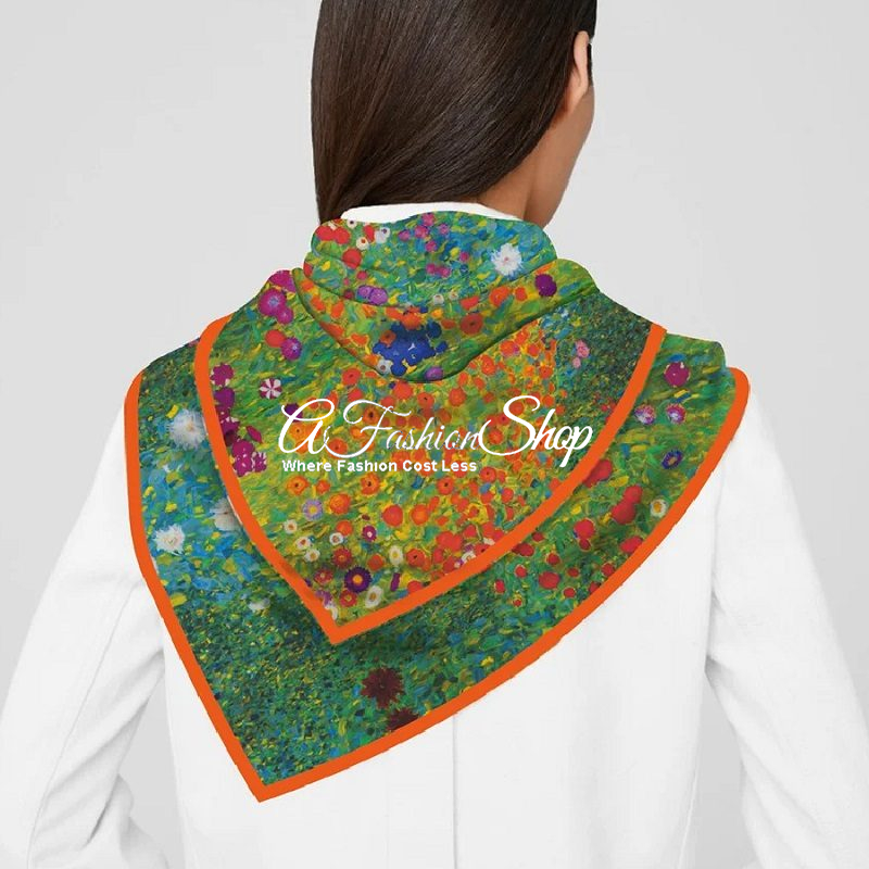 Artisan Series Botanical Reverie Silk Double-print - Image 5