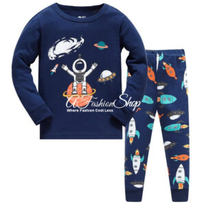 Kids' Rocketman Blast-Off Two-Piece Pajamas