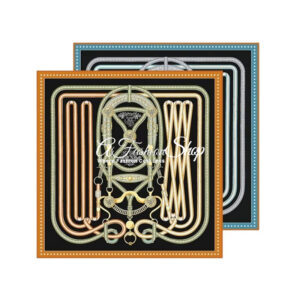 Equestrian Heritage 90cm Black Silk Scarf