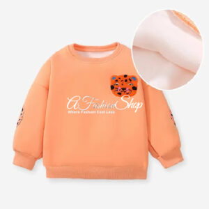 Boy Sweater Crouching Tiger Grey/Orange