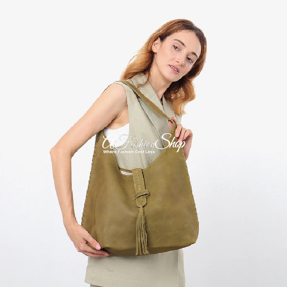 East West Cross Grain Leather Crossbody - Image 6