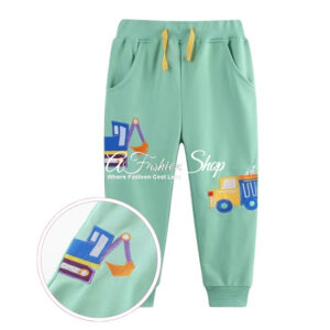 Cozy Fleece Jogger Peacock Blue- Farmland