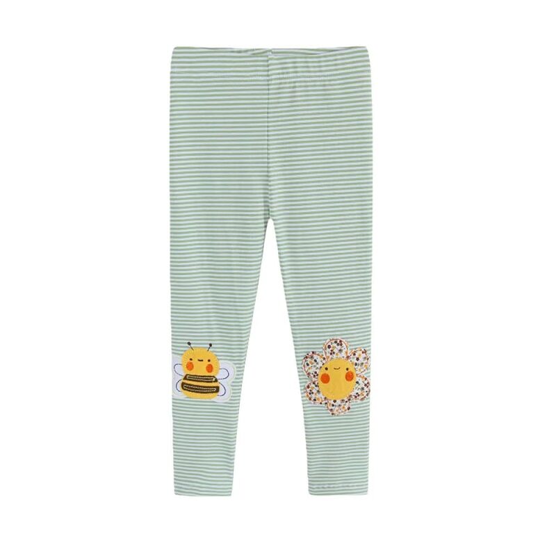 Girls Leggings Little Bloom Striped Leggings 2-7T - Image 5