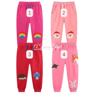 Girl's Cozy Fleece Jogger Hotpink Pant