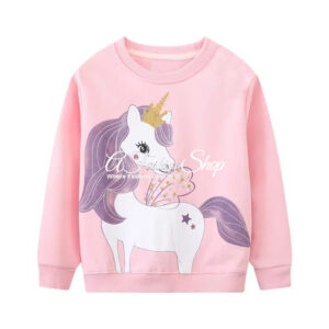 Jolie Girl Autumn Sweater Magical Unicorn