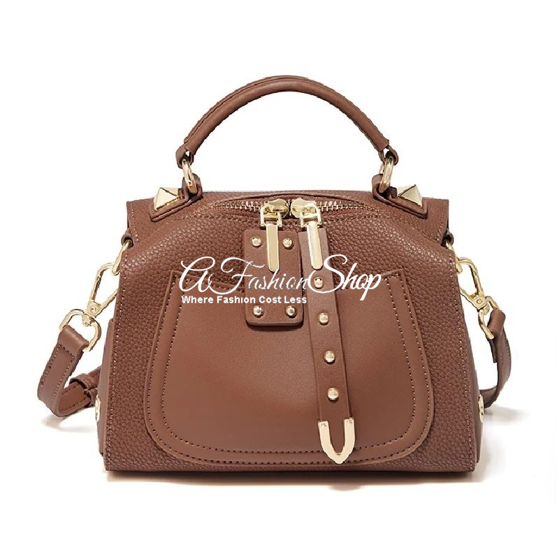 East West Cross Grain Leather Crossbody - Image 3