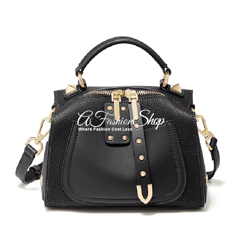 East West Cross Grain Leather Crossbody - Image 4