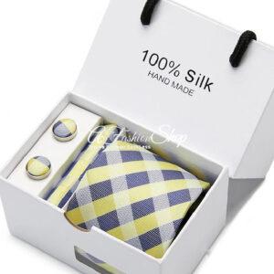 Modern Dual Color Woven Silk Set