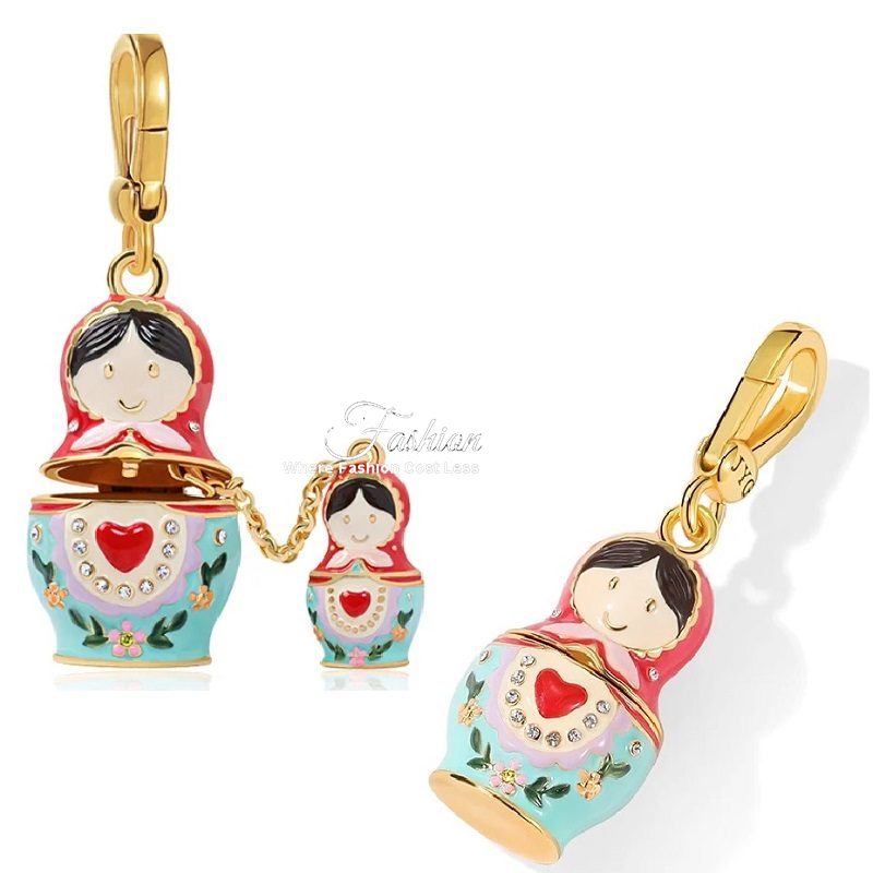 Matryoshka Couture Pendant With Necklace