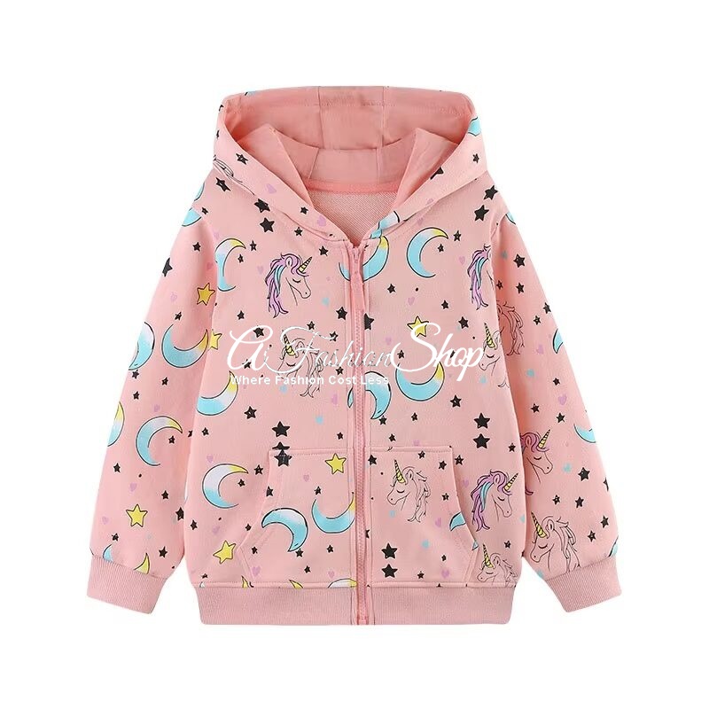 Girl’s Hoodies Unicorn Dreams Color Pink