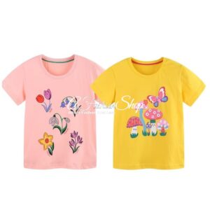 Jolie Girl Short Sleeve T-Shirt Butterfly