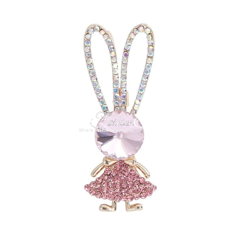 Animal Brooch Cottontail Crystal Brooch - Image 7