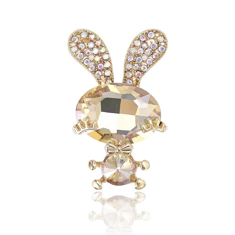 Animal Brooch Cottontail Crystal Brooch - Image 11
