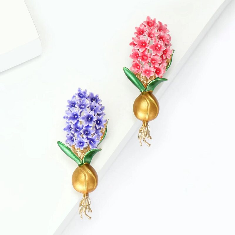Enchanted Bloom Hyacinth Brooch