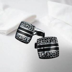 Wedding French Shirt Cufflink Leopard Print