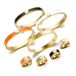 Men 8mm Signet Stainless Steel Roman