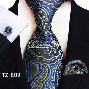 Artisan Paisleys Intricate Floral Print Dress - Black Tie