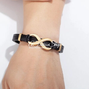 Men's Bracelet Infinity Gold Color Stainless Steel