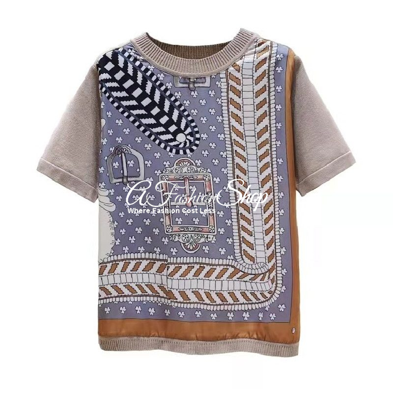 3-Piece Autumn Lace Collar Top Knit Vest Skirt - Image 2