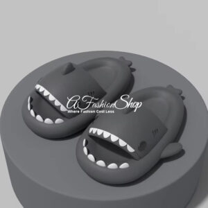 Beach Indoor Sandals Shark Slip-On Color Black