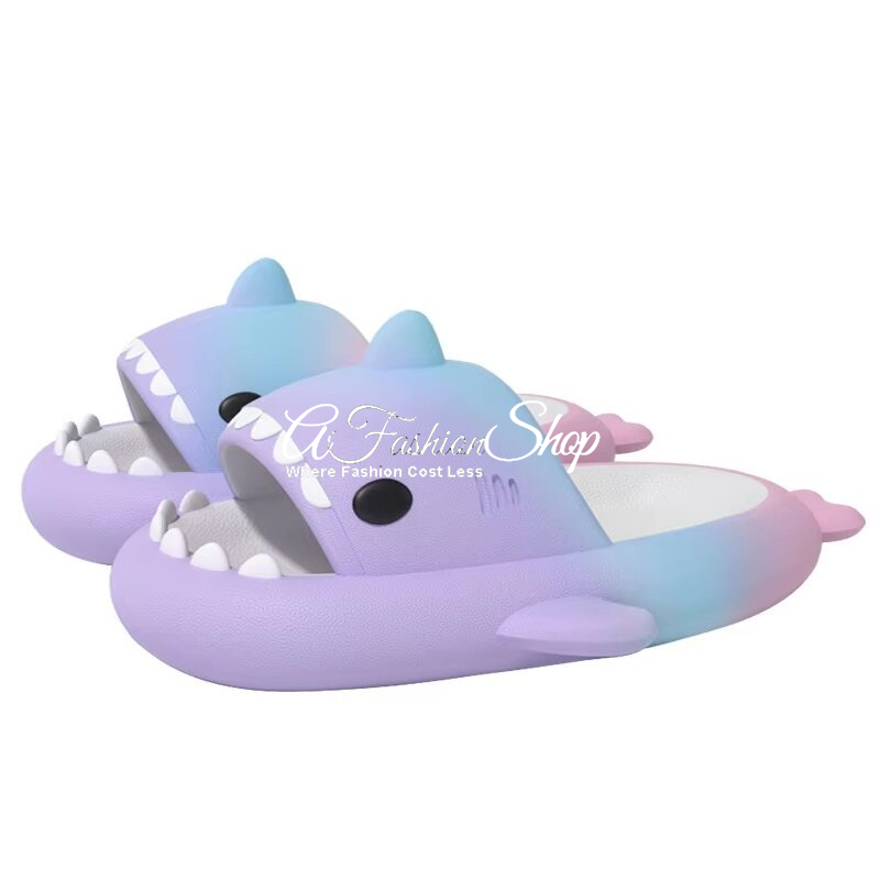 Women’s Beach Comfort Shark Sandals Color Rainbow