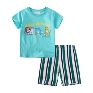 Wild & Whimsical "Roll With It" Summer Shorts Set