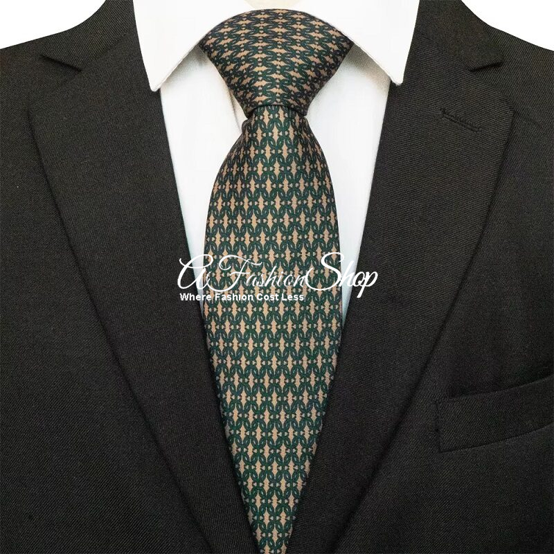 Retro Old School Corporate Wedding Necktie - Image 4