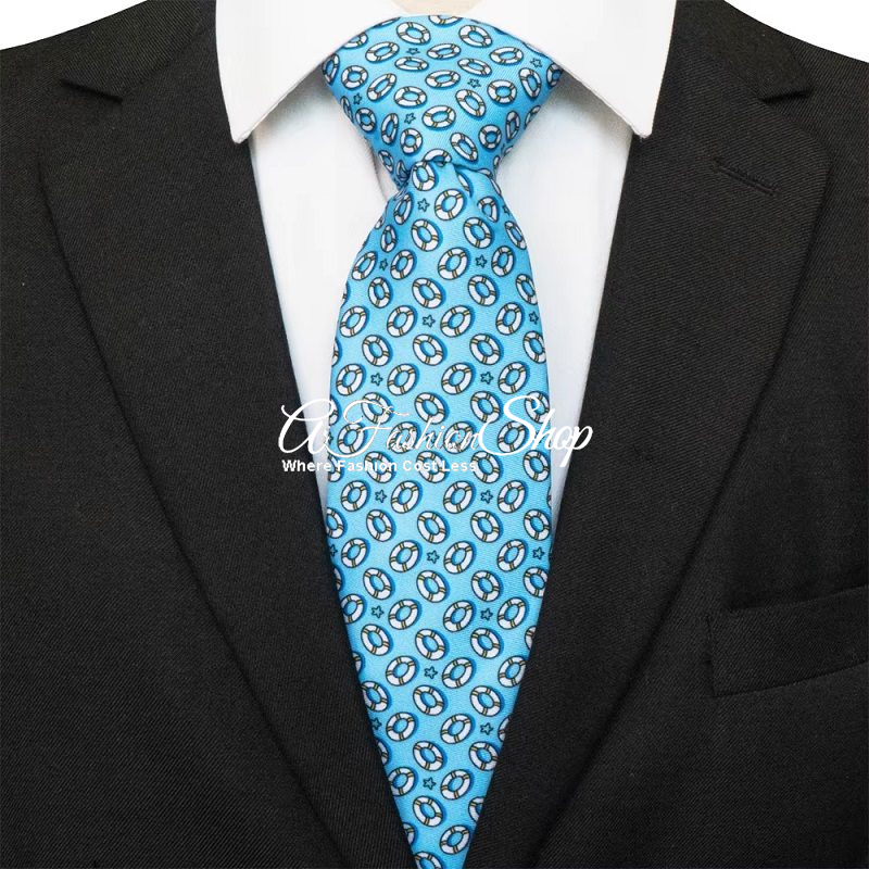 Retro Old School Corporate Wedding Necktie - Image 2
