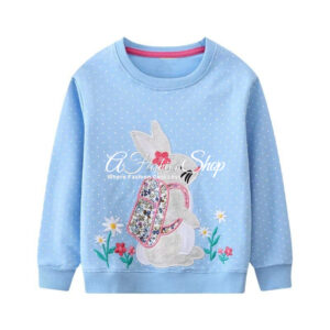 Bunny Ones Signature Color Blue Sweater
