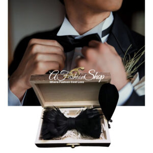 Men's Wedding Wear Bow Tie In A Box- Classic