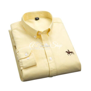 Polo Equestrian Embroidery Cotton Oxford Shirt Courage