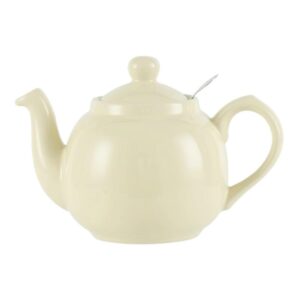 British Ceramic Filter Teapot Farmhouse - Ivory