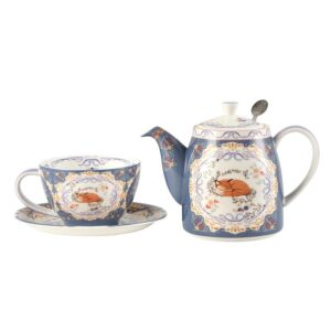 British Ceramic Tea Sets for One 300ml - The Fox
