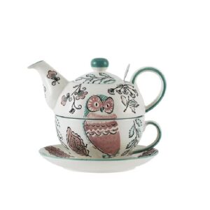 British Ceramic Tea Sets for One 300ml - Owl