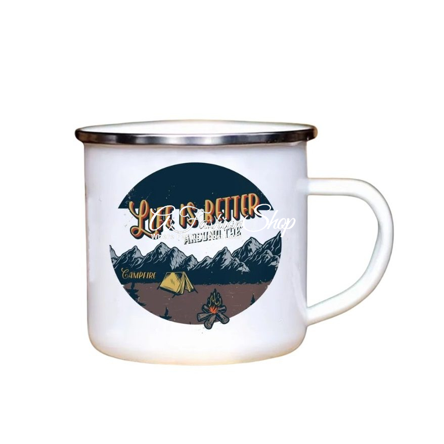 Enamel Mug For Men Dad Summer Camp - Image 6