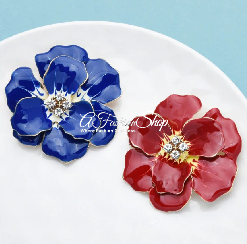 Artisan Handmade Rose Brooch