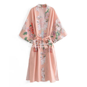 Secret Garden Breezy Open-Front Floral Wrap