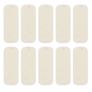 10pcs Hemp Inserts Diaper Liners 4-layer Washable